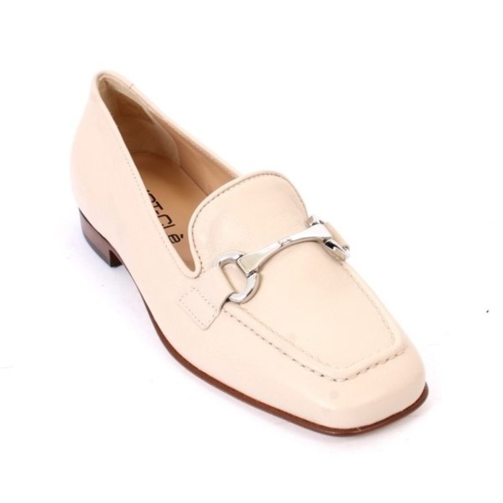 MOT-CLe 2360 Beige Leather Comfort Shoes